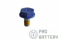 болт bolt m10x18 negativ blue with measuring point для аккумулятора