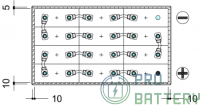 аккумуляторная батарея enerberg 12х4pzs500